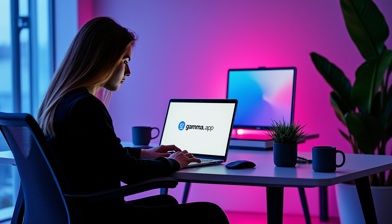 découvrez comment utiliser gamma.app pour créer facilement une présentation professionnelle impactante. astuces, étapes simples et conseils pour réussir vos slides en un temps record !